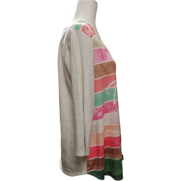 Style & Co Embellished Graphic Eiffel Tower Paris Xlarge - Picture 2 of 4